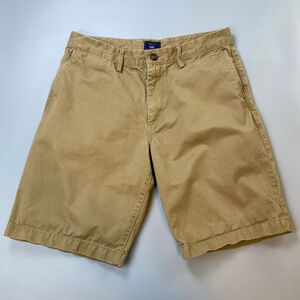 Gap Khakis Shorts Mens 34 Flat Front Lived In Casual Beach Summer Classic Cotton